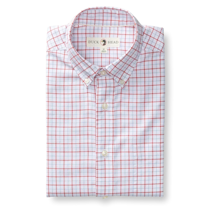 Kline Plaid Cotton Oxford Sport Shirt