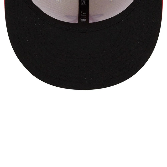 This is a LA Angels MLB City Connect Red 59FIFTY Fitted Cap 2