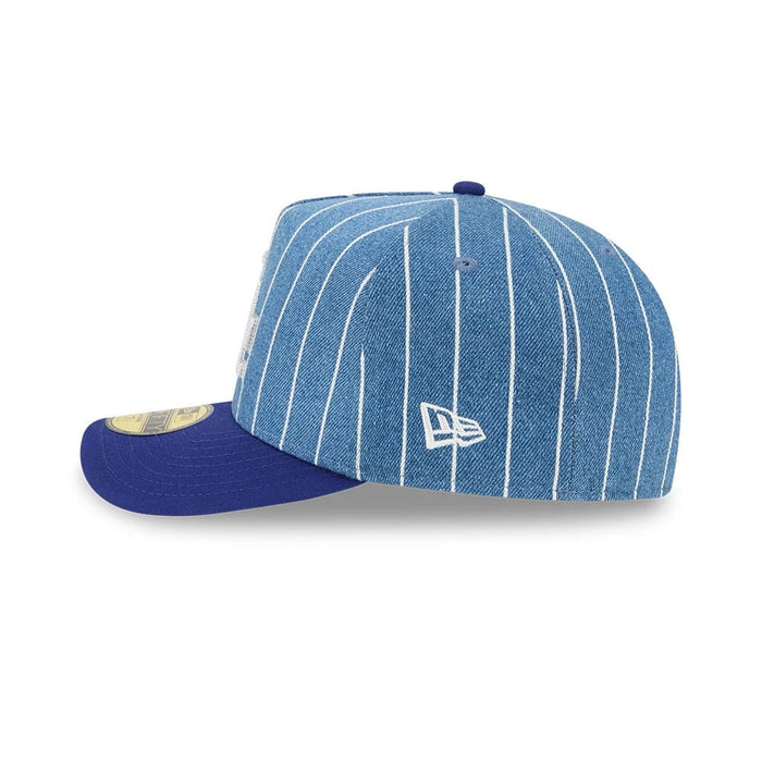 This is a LA Dodgers MLB Parallel Dark Blue 59FIFTY A-Frame Fitted Cap 6