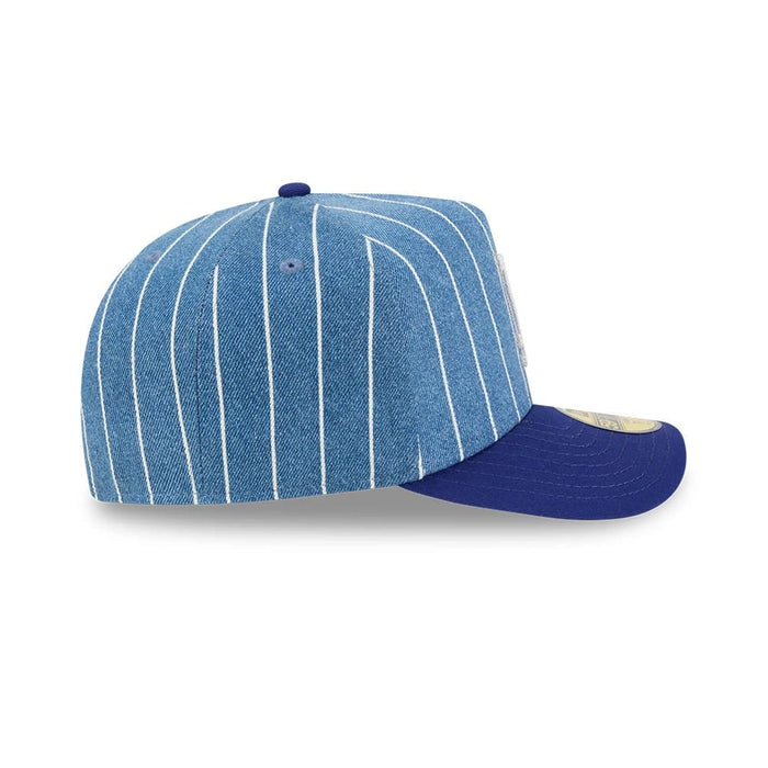 This is a LA Dodgers MLB Parallel Dark Blue 59FIFTY A-Frame Fitted Cap 7