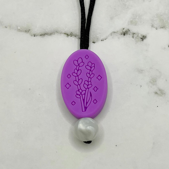 Lavender Fidget Chewelry Necklace