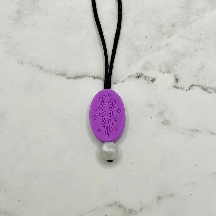 Lavender Fidget Chewelry Necklace
