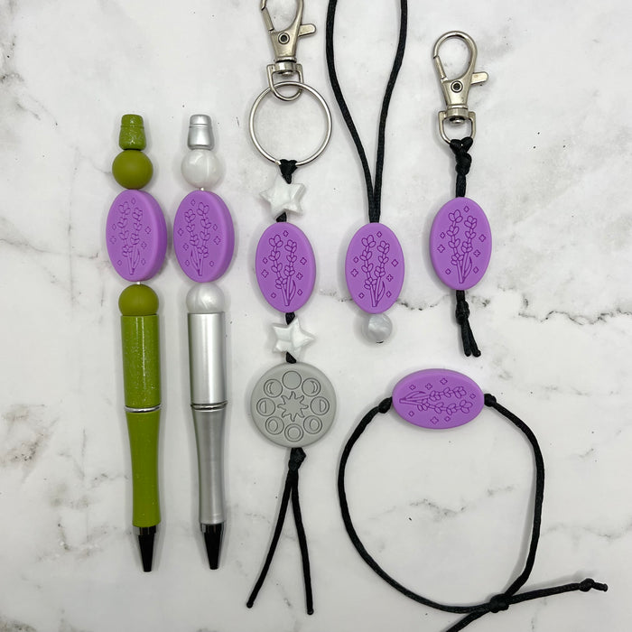 Lavender Fidget Chewelry Necklace