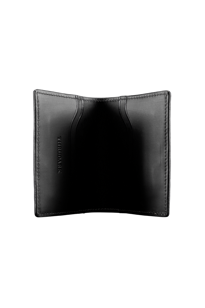 SM Cut of Out Leather Bi Fold Wallet In Bi Fold Wallet (GM)