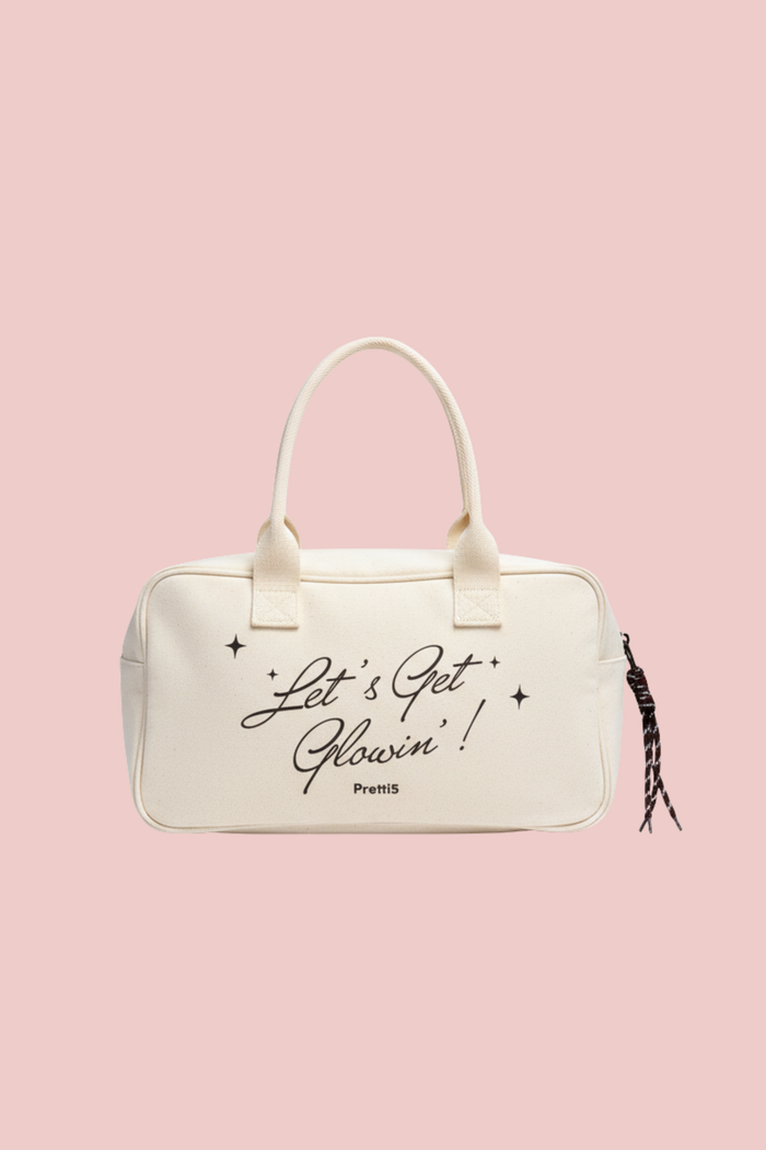 LET'S GET GLOWING CANVAS BAG