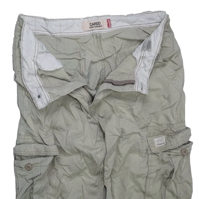 Levis Loose Straight Cargo Trousers - 34x34, Medium - Army & Outdoors - Cargo Trousers