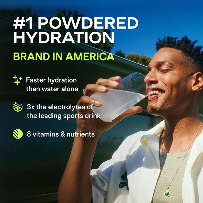 Liquid I.V. Hydration Multiplier Electrolyte Powder, Strawberry Lemonade, 0.56 oz - LVM-6029-Pack - LL Medico