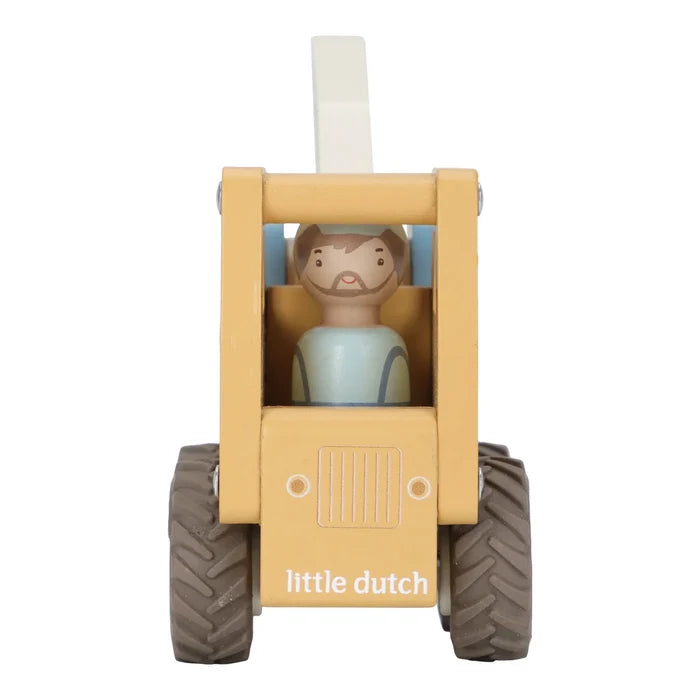 Little Dutch Wooden Crane Truck