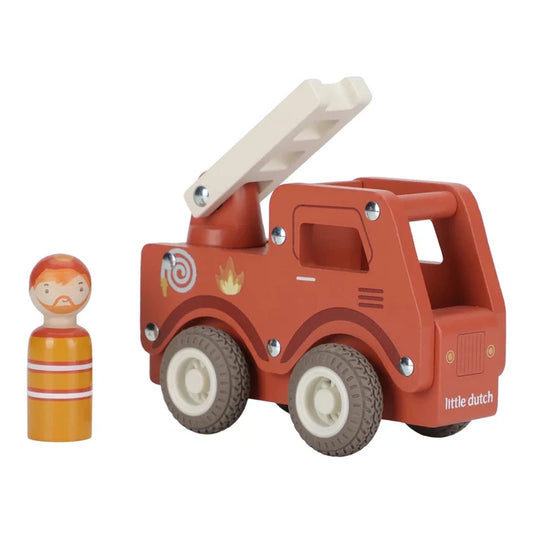 Little Dutch Wooden Fire Truck