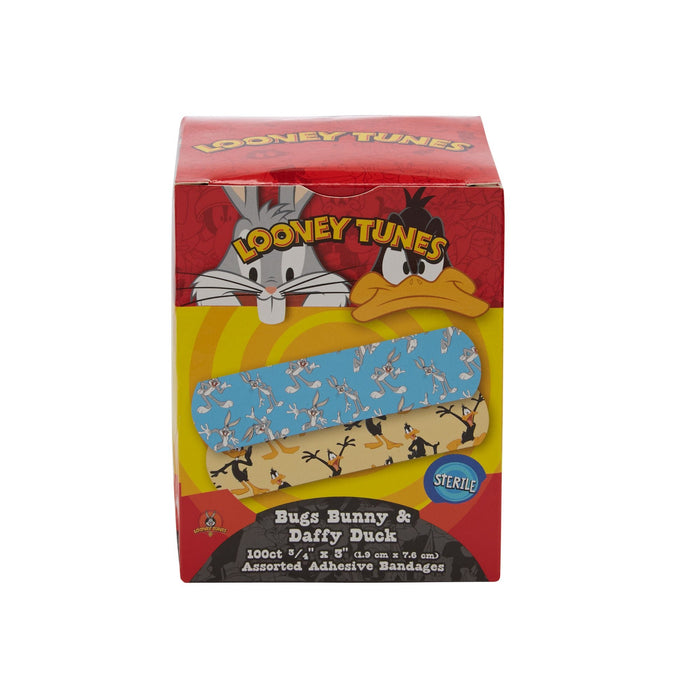 Dukal Looney Tunes Stat Strip Adhesive Strip, 3/4 x 3 Inch