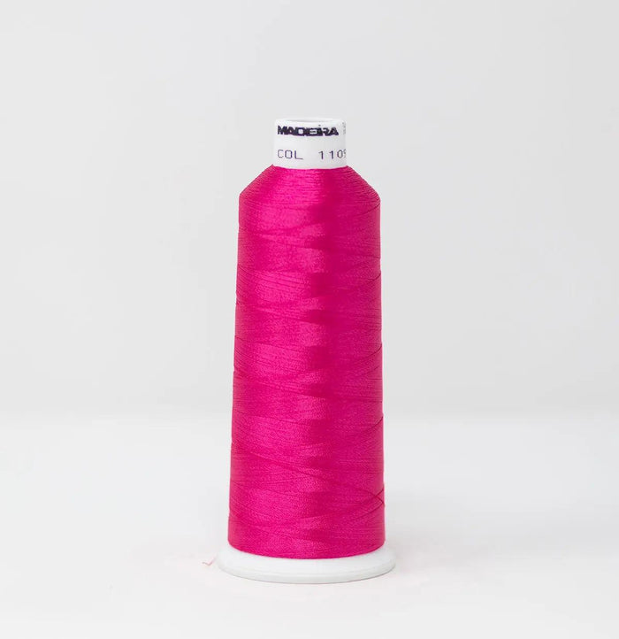 Madeira Rayon 1109 Pink Rose Embroidery Thread 5500 Yards
