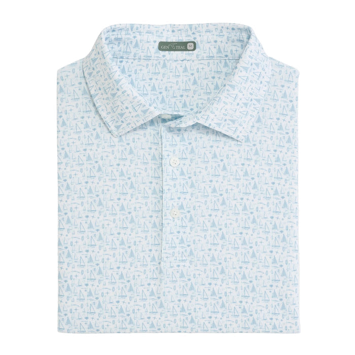 Mariner's Printed Performance Polo