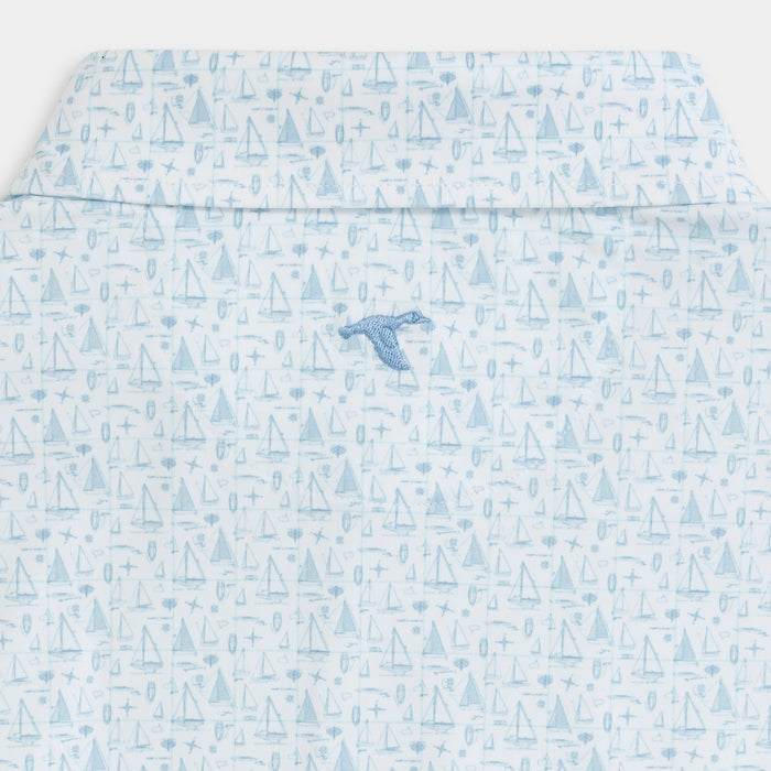 Mariner's Printed Performance Polo
