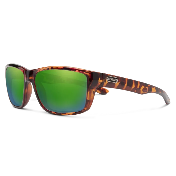 Tortoise + Polarized Green Mirror Lens