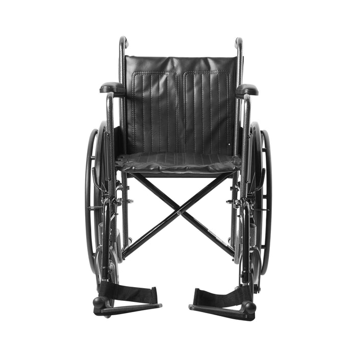McKesson Dual Axle Wheelchair, Full Length Arm, Swing-Away Footrest, 18" Seat, 300 lb Capacity - 146-SSP218FA-SF-Single - LL Medico
