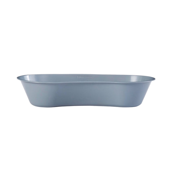 McKesson Emesis Basin, Plastic, Graphite, 16 oz, 8.5" x 4" x 2" - 56-80327-Single - LL Medico