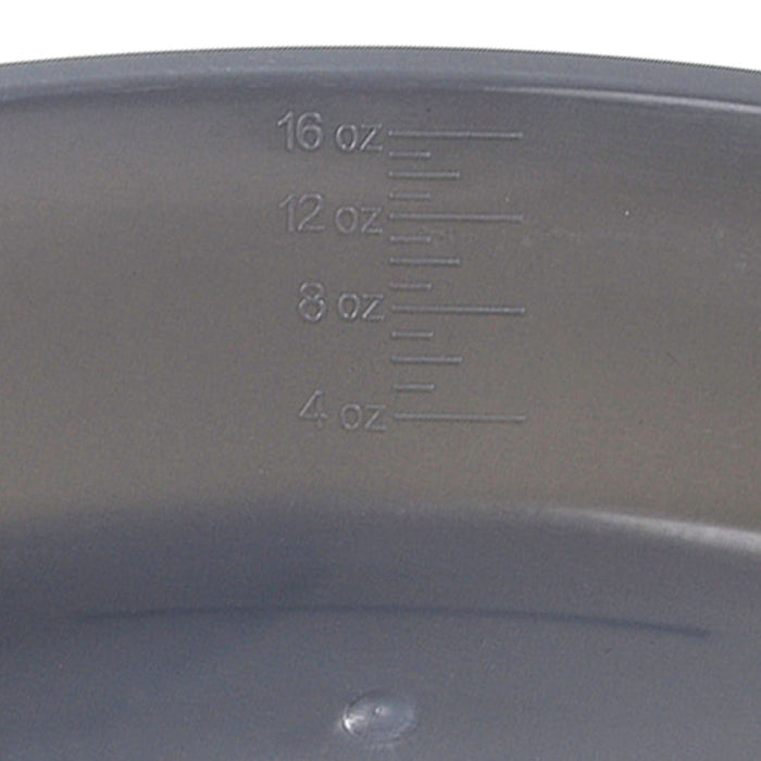 McKesson Emesis Basin, Plastic, Graphite, 16 oz, 8.5" x 4" x 2" - 56-80327-Single - LL Medico