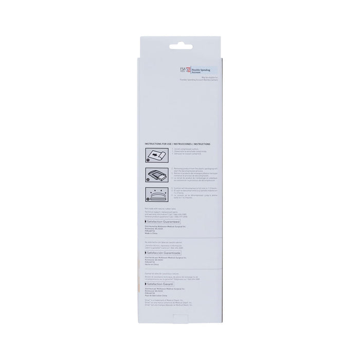 McKesson Lumbar Support Cushion, Foam, Standard, 13.4" x 13" x 4" - 146-RTL1493COM-Single - LL Medico