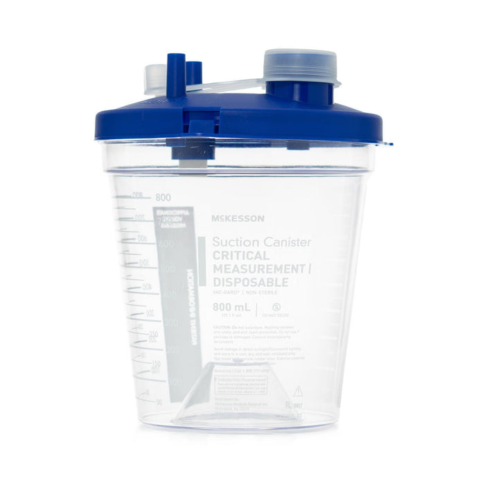McKesson Suction Canister, Pour Lid, 800 mL - 16-43208-05-Box - LL Medico