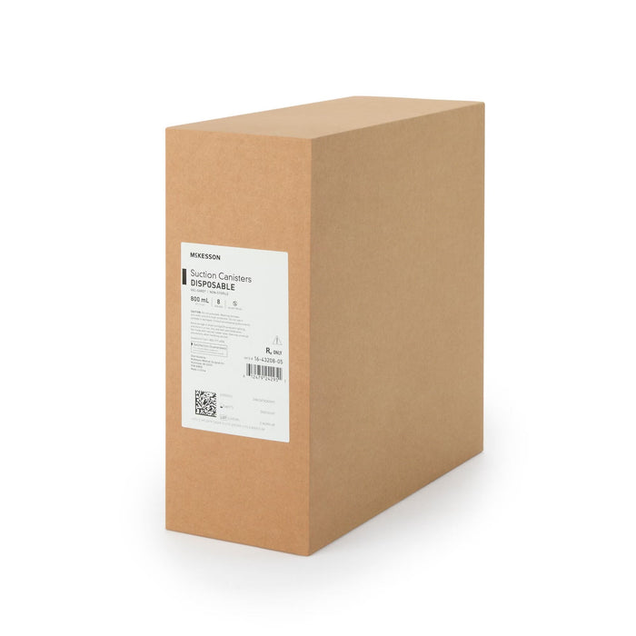 McKesson Suction Canister, Pour Lid, 800 mL - 16-43208-05-Box - LL Medico