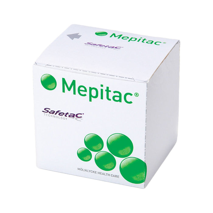 Molnlycke Mepitac Silicone Medical Tape, 1-1/2 x 59 Inch, Tan