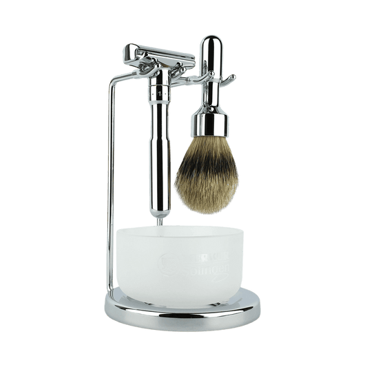 Merkur Futur Polished Chrome 4-Piece Shaving Set (90 751 001)