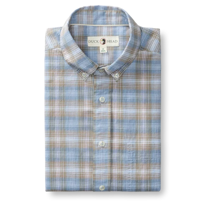 Millbrook Plaid Cotton Slub Sport Shirt