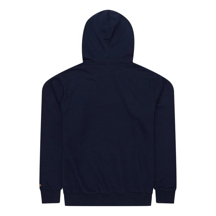 The Male model is wearing Milwaukee Brewers MLB Regular Dark Blue Pullover Hoodie 2
