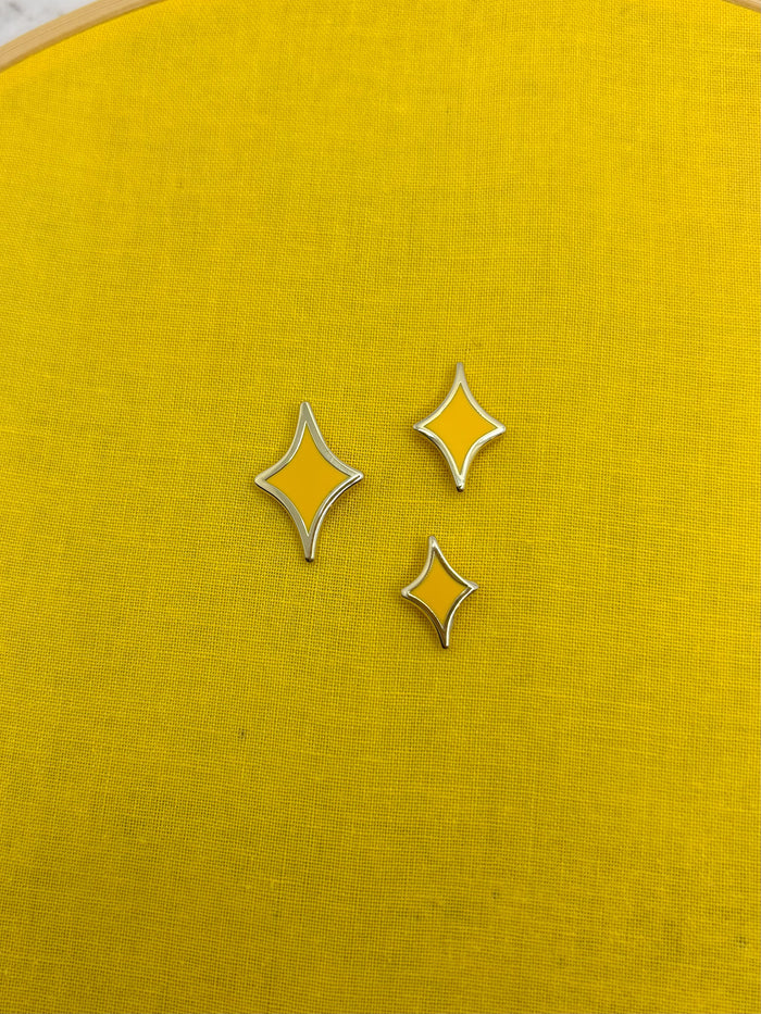 Mini Sparkle Enamel Pins