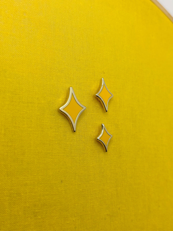 Mini Sparkle Enamel Pins