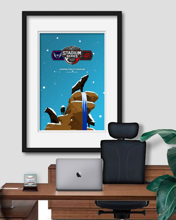 Minimalist Carter-Finley Stadium 2023 Stadium Series Limited Edition Art Prints