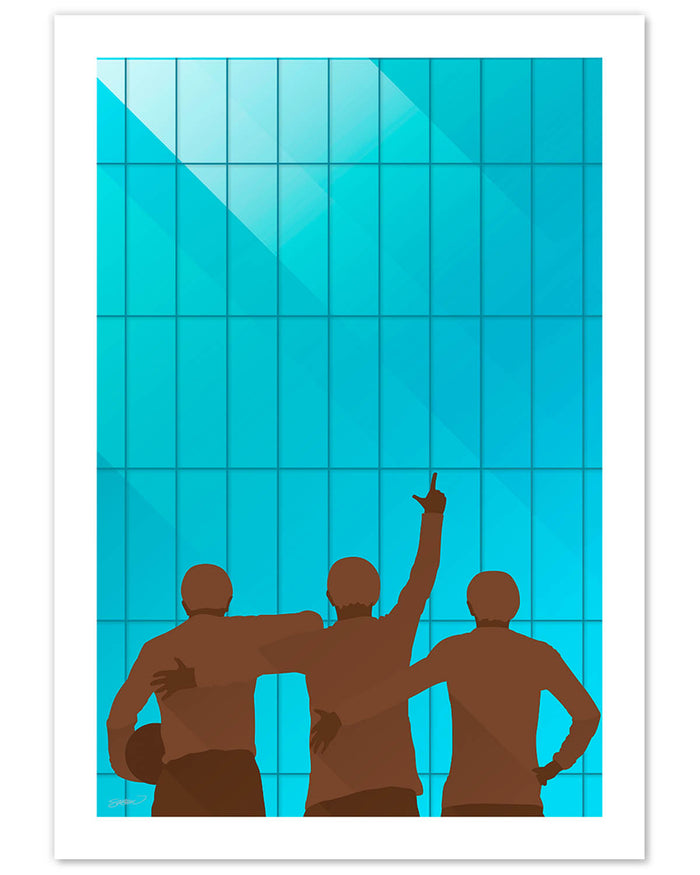 Minimalist Old Trafford Art Print