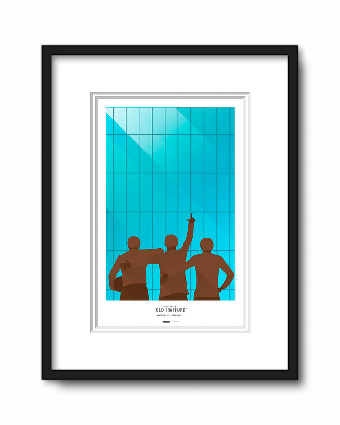 Minimalist Old Trafford Art Print