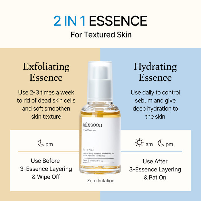 mixsoon 1+1 Bean Essence 50ml