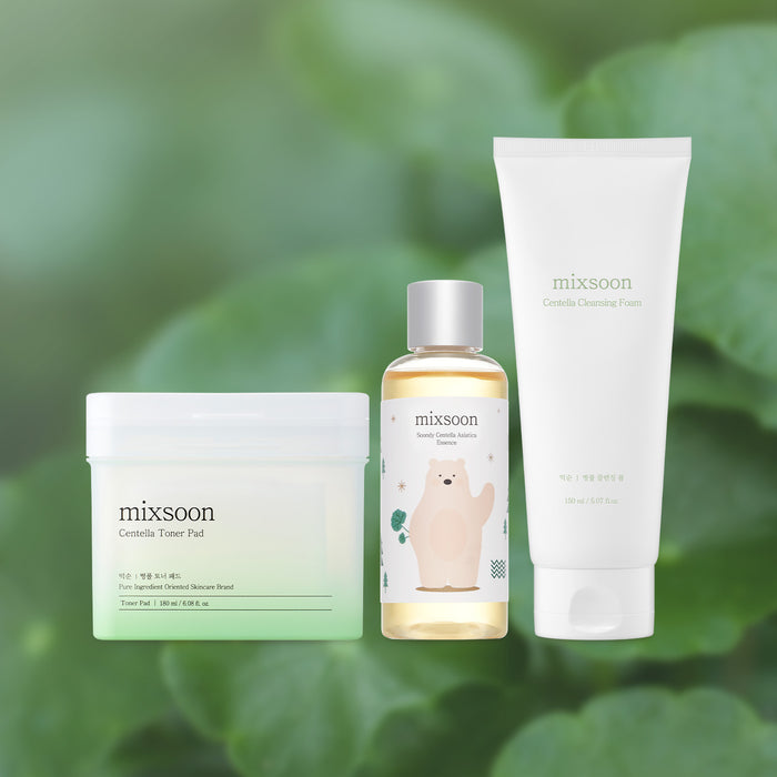 mixsoon Daily Cica Routine for Sensitive Skin