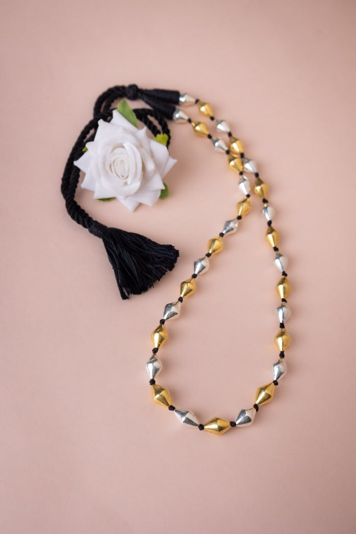 Mizoya Alternate Dual Tone Dholki Mala