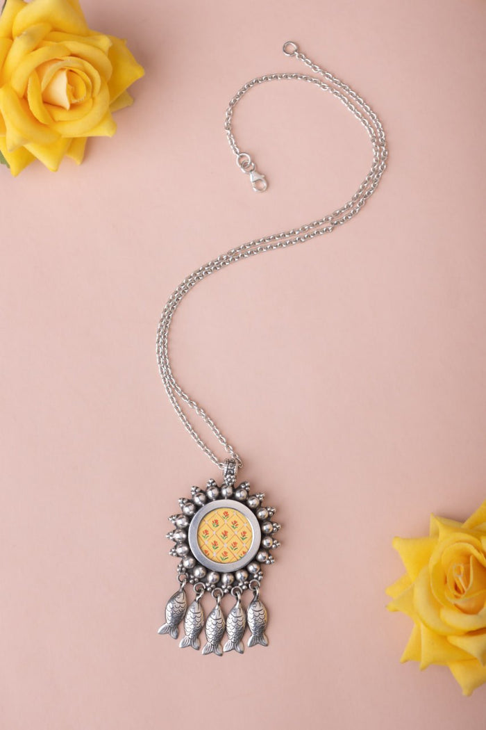 Mizoya Fish Drop Handpainted Pendant