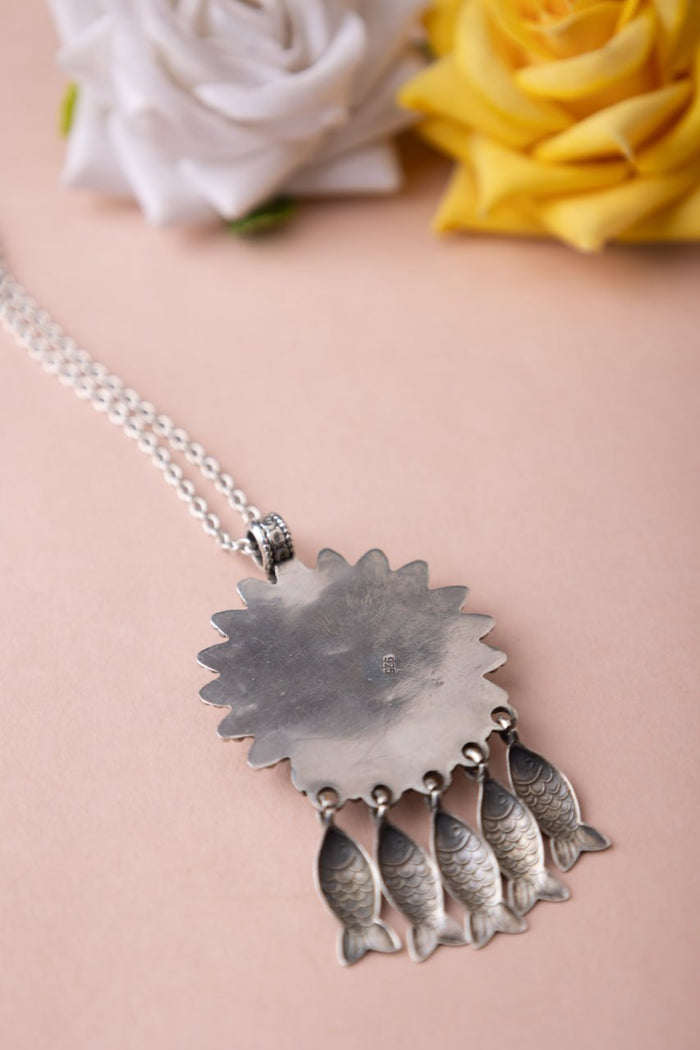 Mizoya Fish Drop Handpainted Pendant