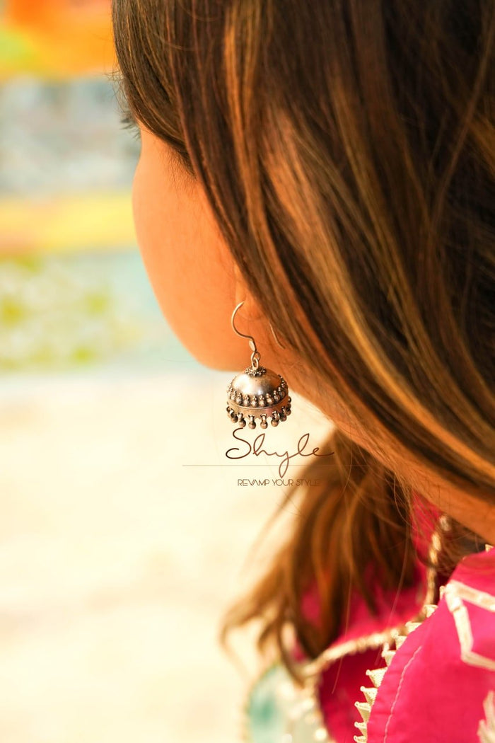 Mizoya Intricate Daana Detailed Jhumki