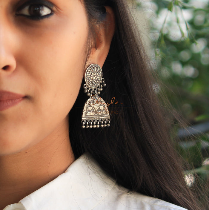 Mizoya Tribal Inspired Detailed Earrings