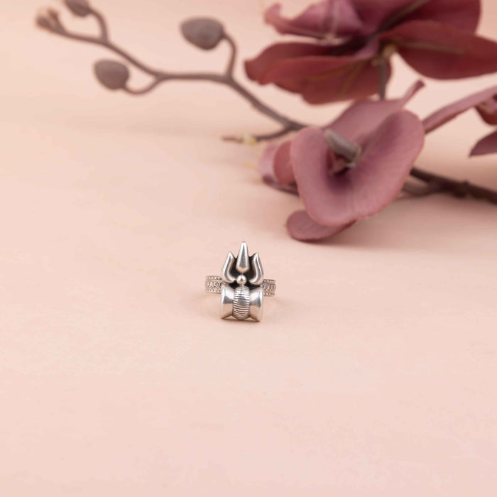 Moh Shiva Damru Ring