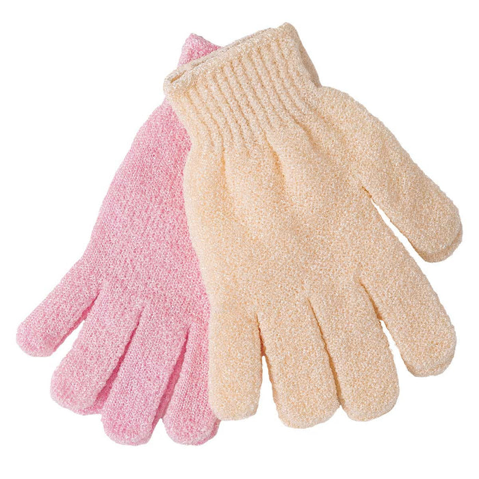 Moisturizing Exfoliating Nylon Bath Gloves