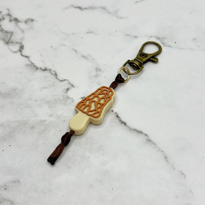 Morel Mushroom Fidget Charm / Zipper Pull