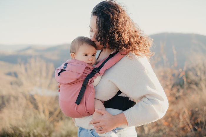 Néo, Porte bébé physiologique, Acajou