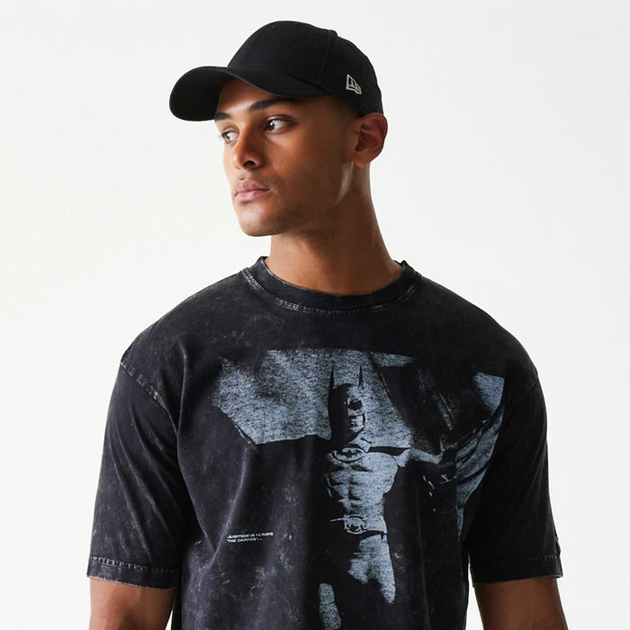 The Male model is wearing Batman 1989 Black T-Shirt 6
