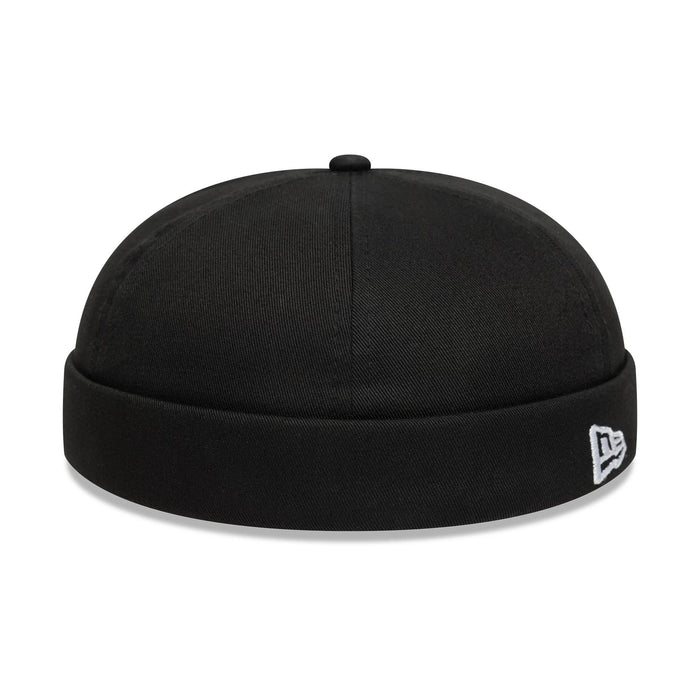 This is a Cotton Twill Docker Black Skull Knit Beanie Hat 5