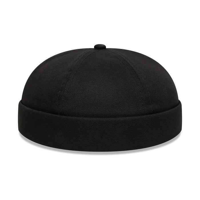 This is a Cotton Twill Docker Black Skull Knit Beanie Hat 6
