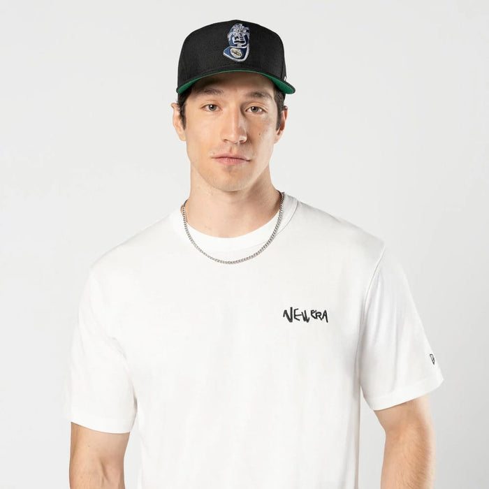 The Male model is wearing Ochiai Shohei Office Cream T-Shirt 5