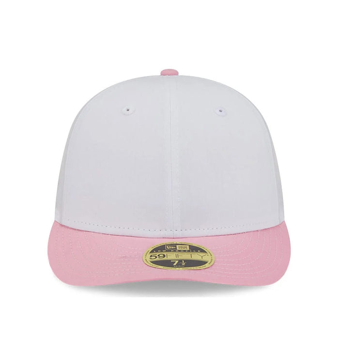 This is a New Era Open White & Pink Low Profile 59FIFTY Fitted Cap 2