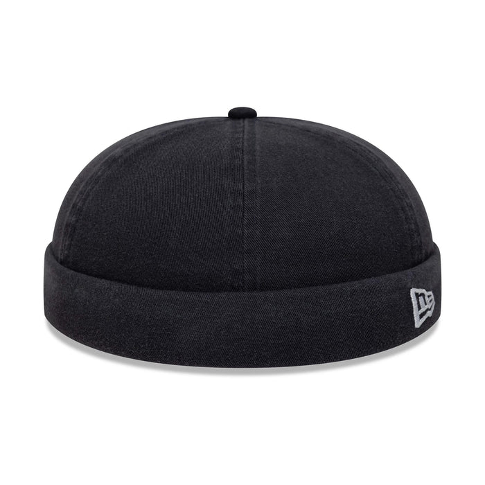 This is a New Era Washed Cotton Navy Docker Adjustable Hat 1